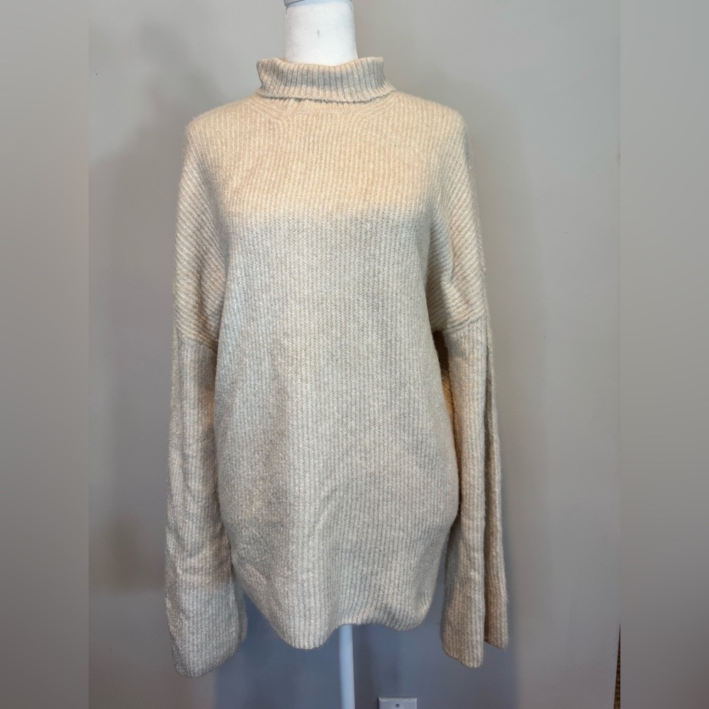French Connection Cream Turtleneck Sweater